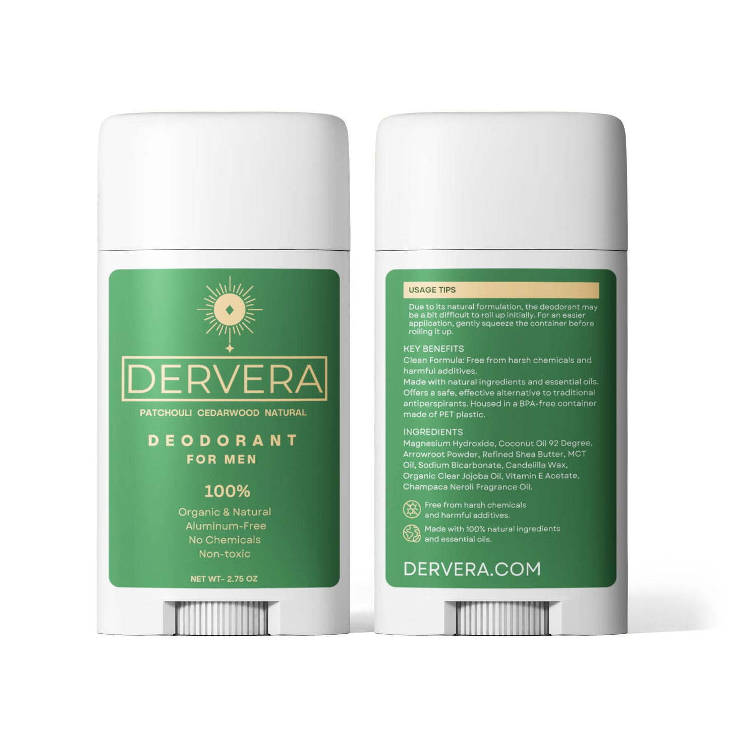 Cedar Shield Natural Men's Deodorant